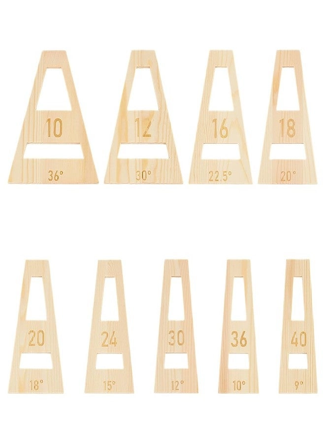 BENECREAT Segmented Bowl Wedgies - 9PCS