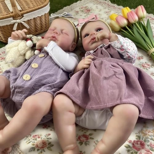 Loulou Reborn Baby Doll - 20 inch Silicone Vinyl Girl Ages 3+