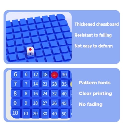 Math Multiplication Board Game - 3+