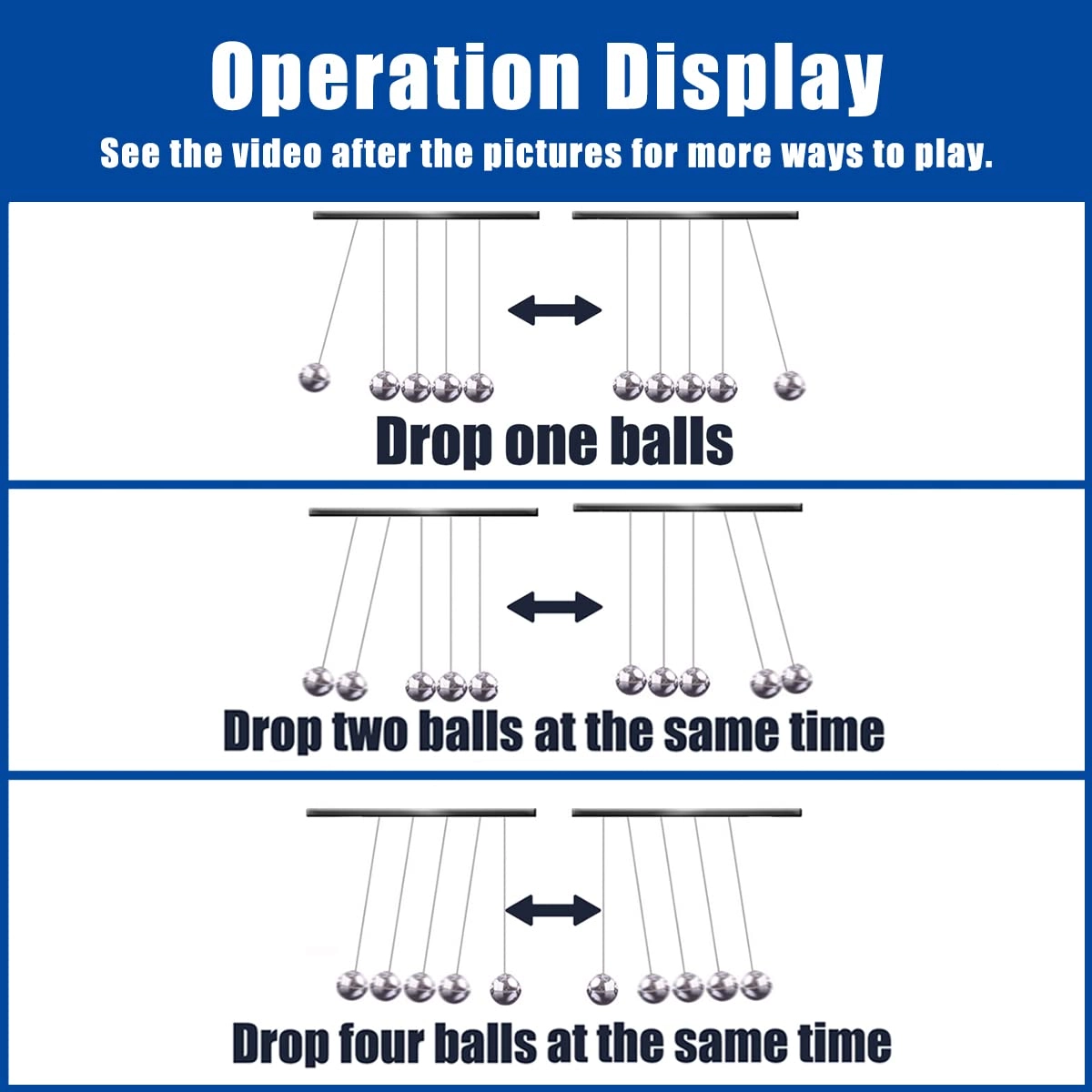 Newtons Cradle - Science 5 Balls