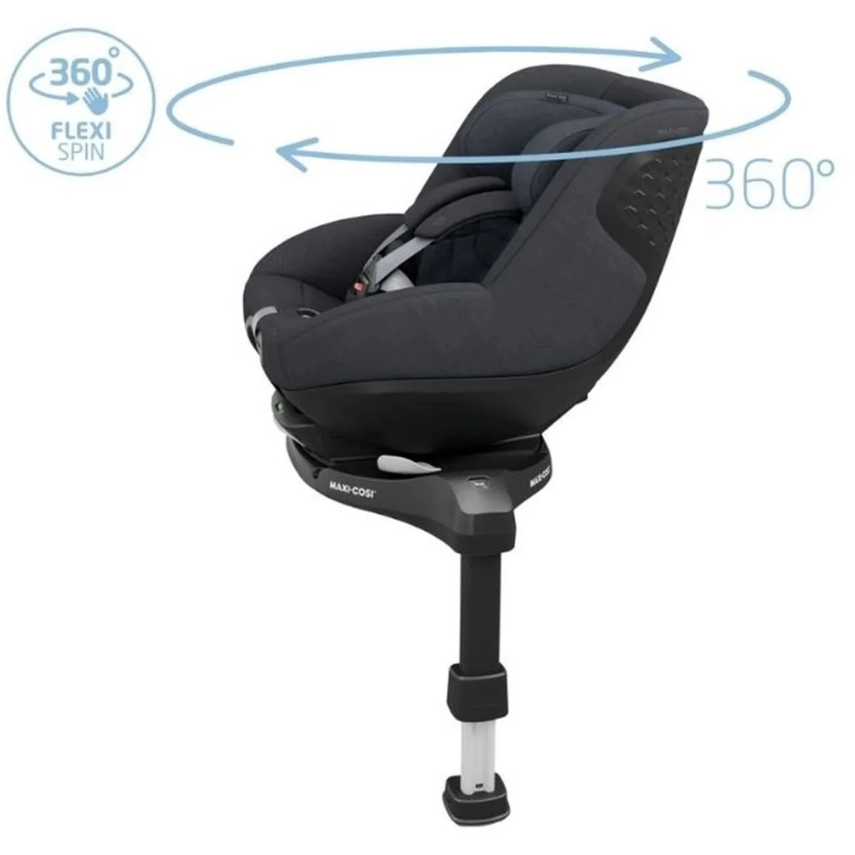 Pearl 360 Pro - Authentic Black 360° rotation 5 recline positions