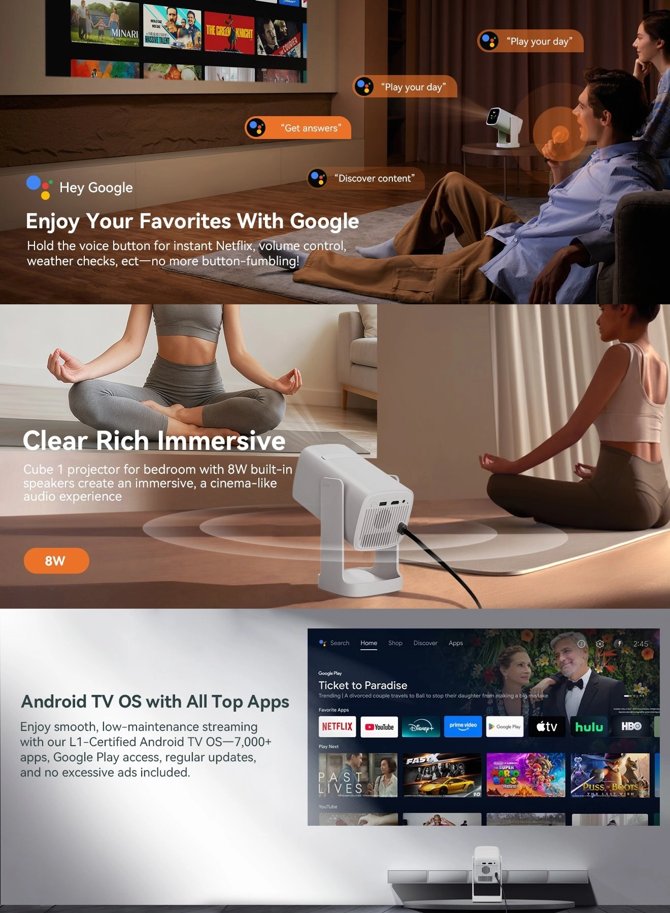 Cube 1 200 ISO Lumens 1280 x 720