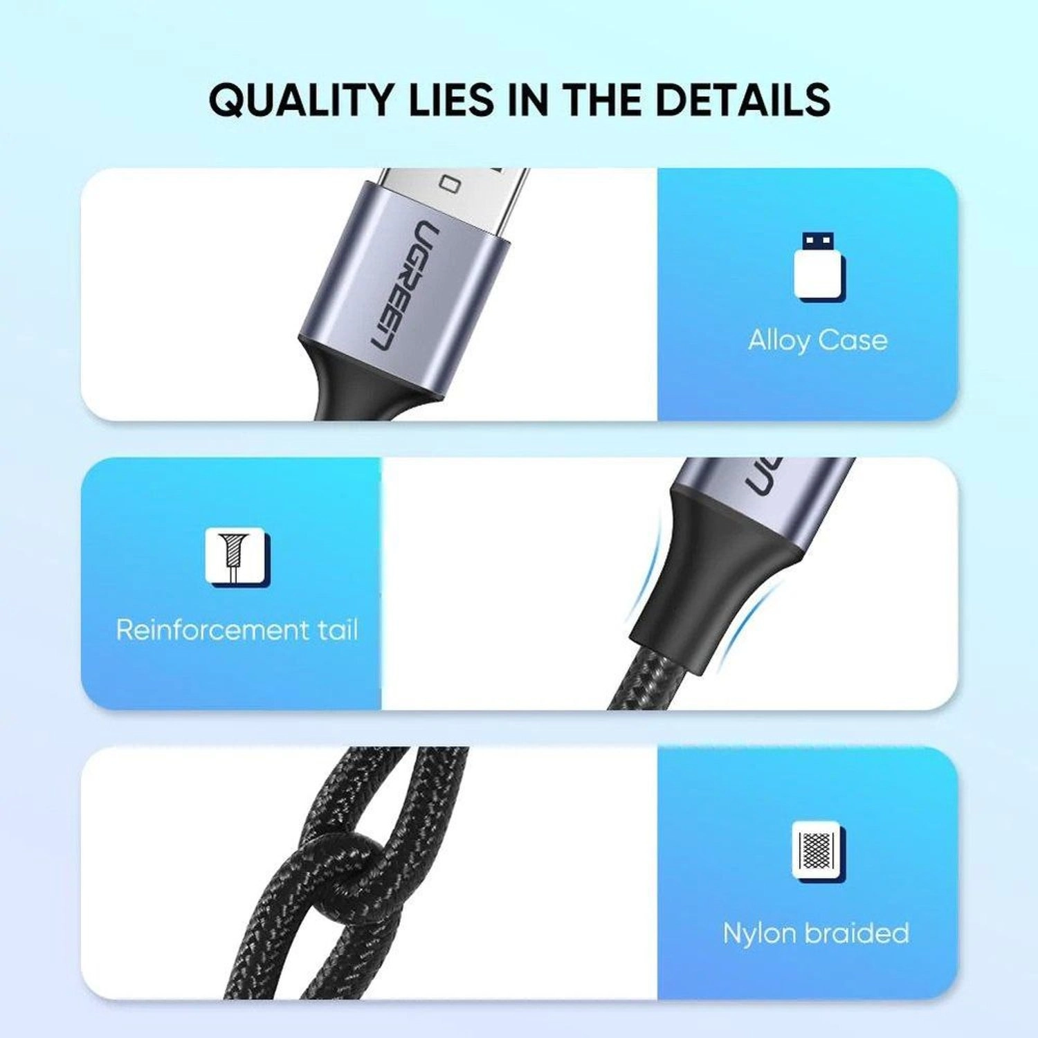 USB-C Cable USB-C to USB-A 2m