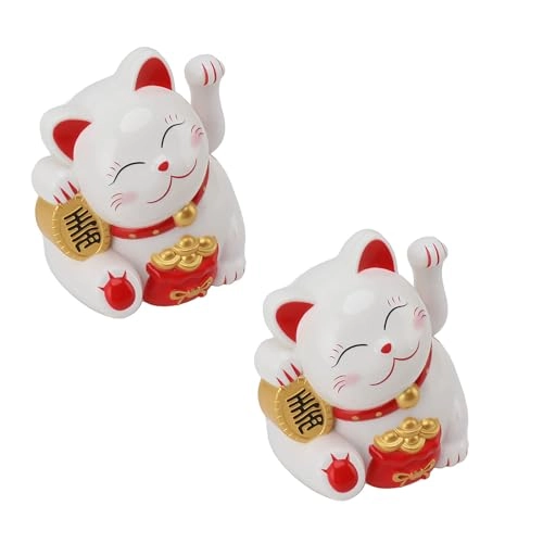 Lucky Cat Waving Arm - plastic