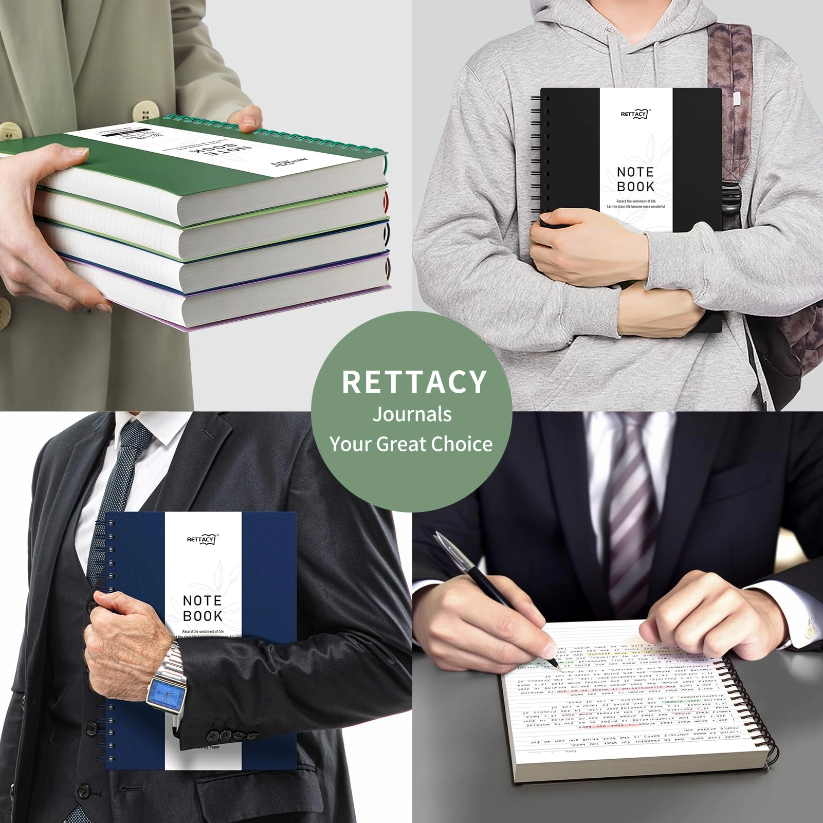 A4 Notebook A4 Spiral - Lined 150 Sheets