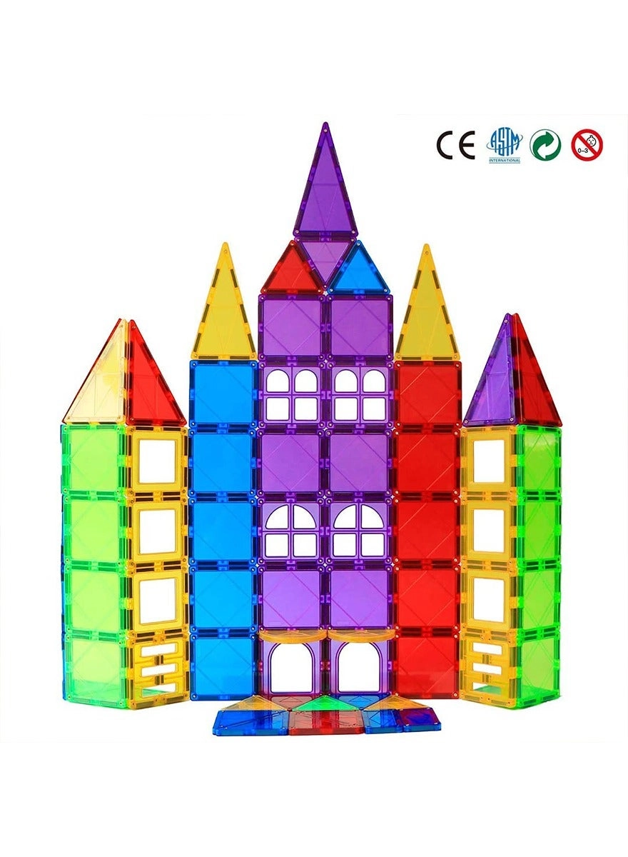 Magnetic Building Blocks - 60 pcs