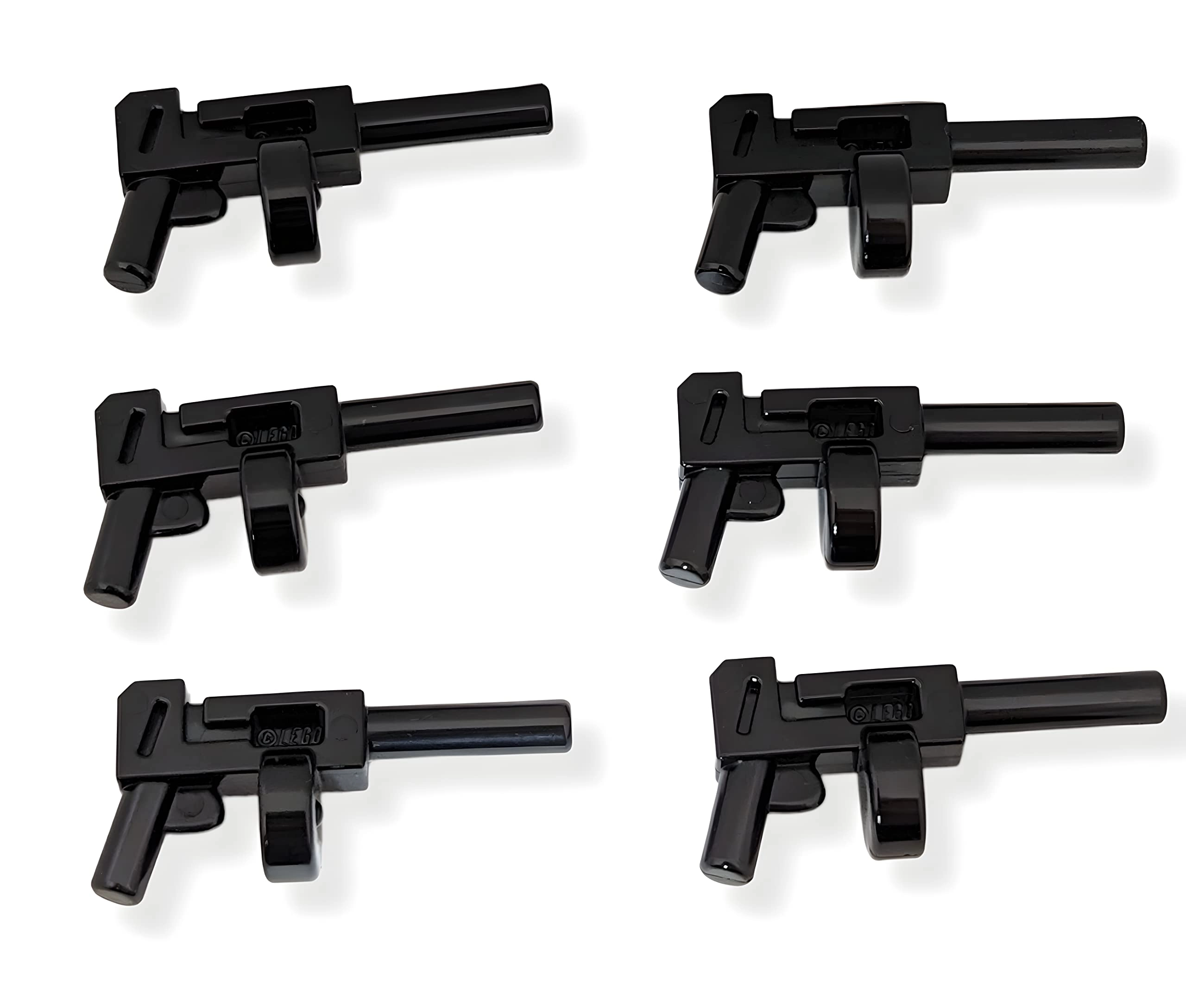 LEGO Tommy Gun - Batman 1 1/2 INCHES LONG Black Bundle