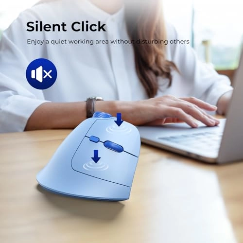 Ergonomic Vertical Mouse - Bluetooth, USB