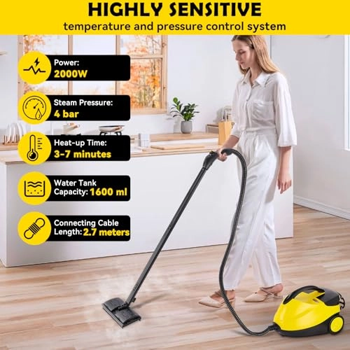 High Temperature Steam Cleaner - 4 bar 1600 ml