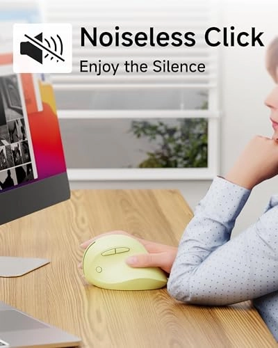 Q7 Vertical Ergonomic Mouse - 2.4G Bluetooth