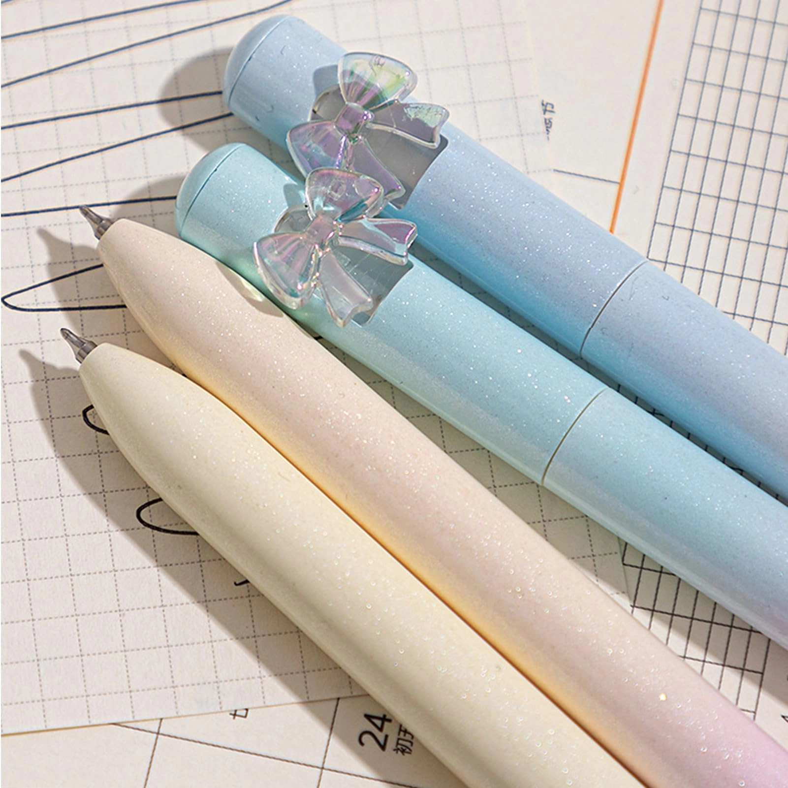 Cute Gel Pen - 4Pcs 0.5mm