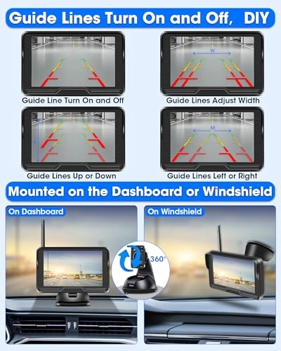 Wireless Reversing Camera - Night vision AHD 1080P