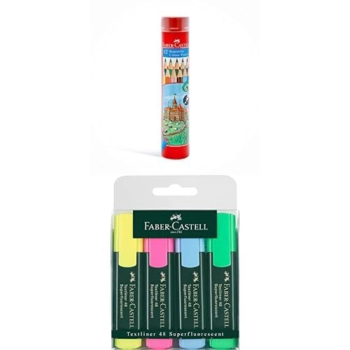 Faber-Castell Classic Coloured Pencils - 12 Pcs
