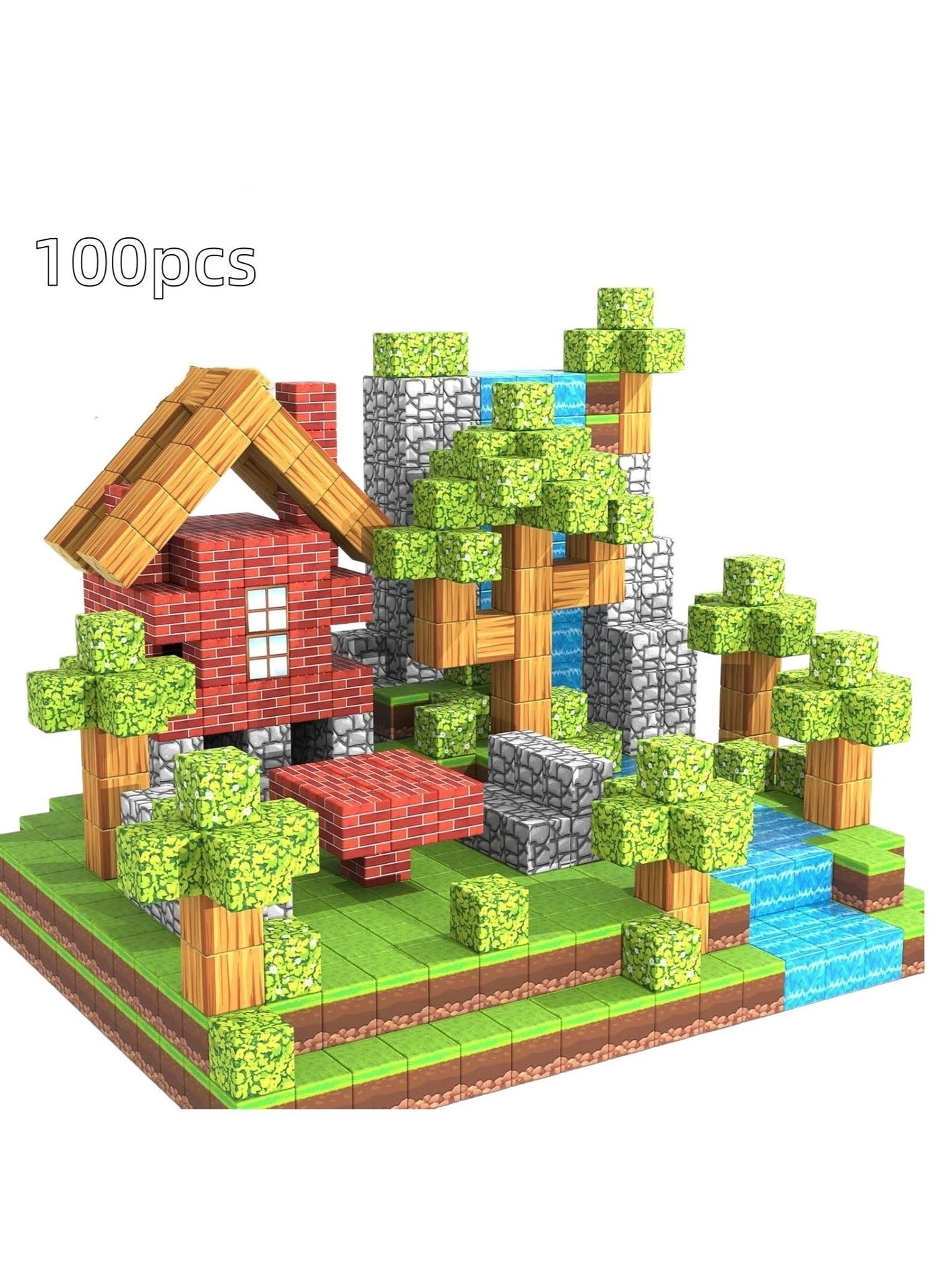 DURKU Magnetic Blocks - 100 pcs