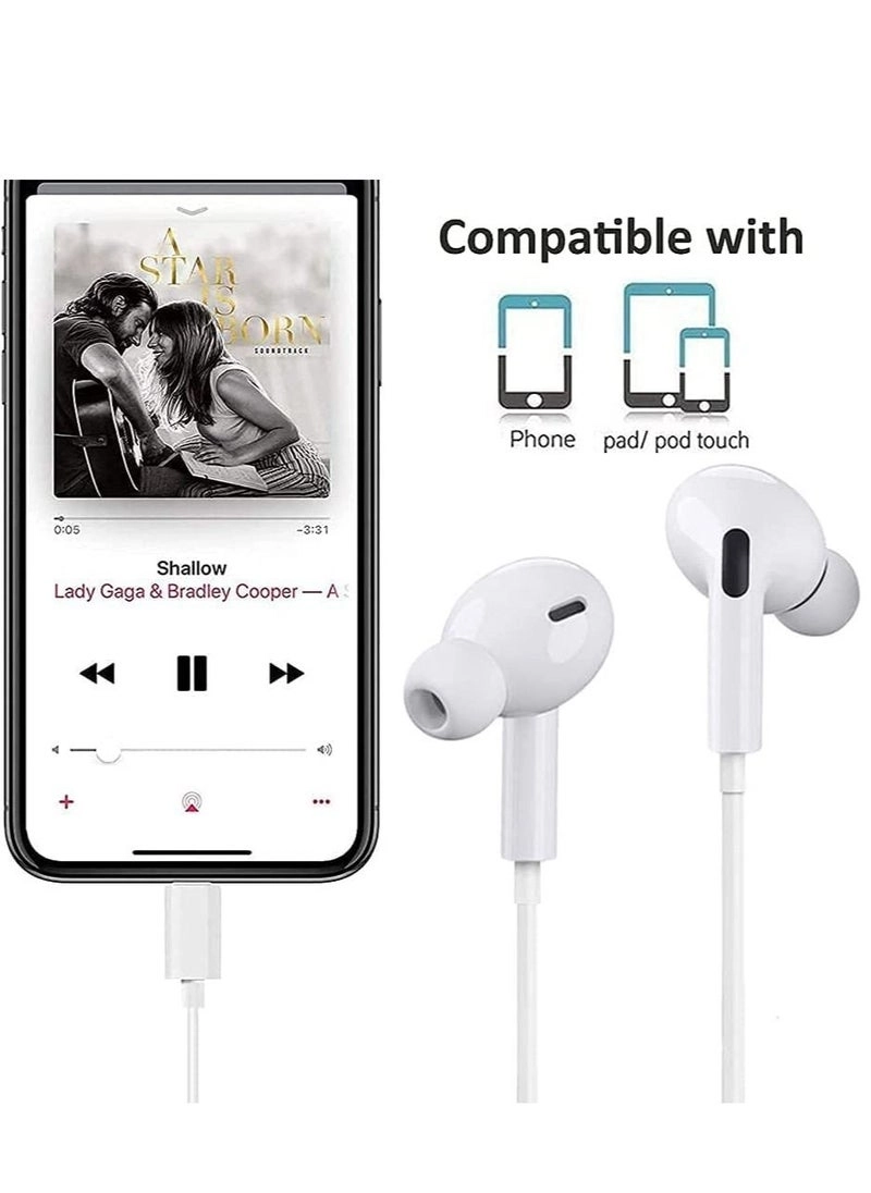 Lightning Headphone Wired Headset