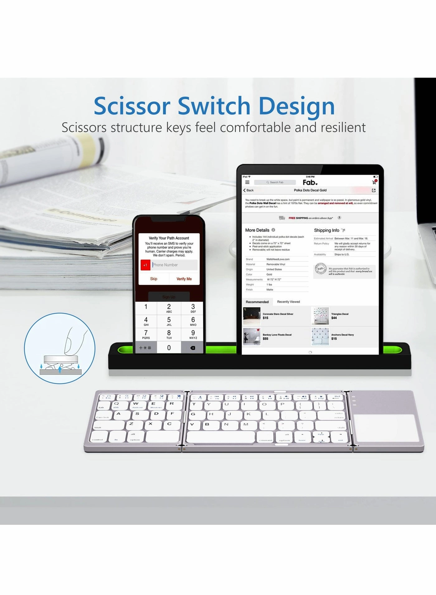 Mini Bluetooth Keyboard - Wireless