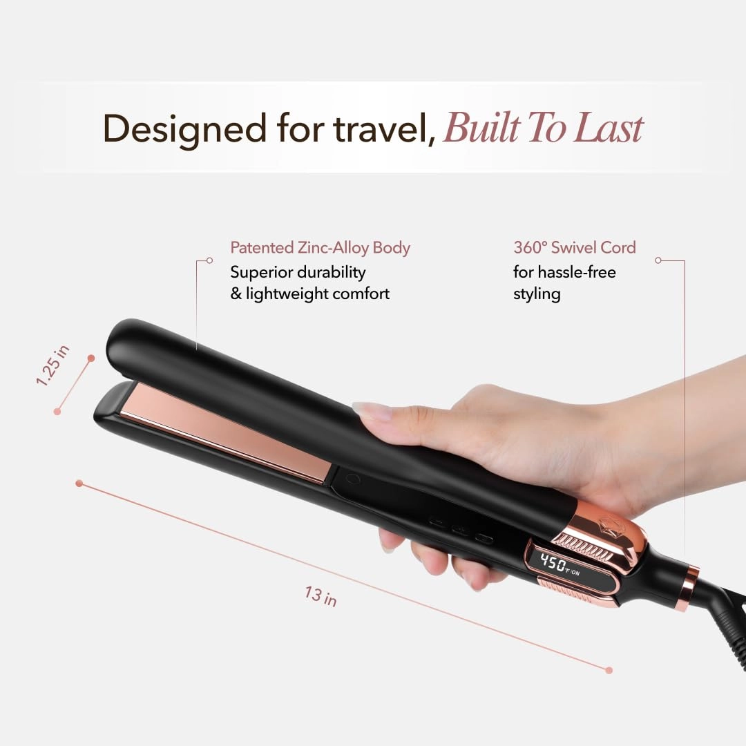 StyleQ - Flat Iron 12 Heat Settings Infrared