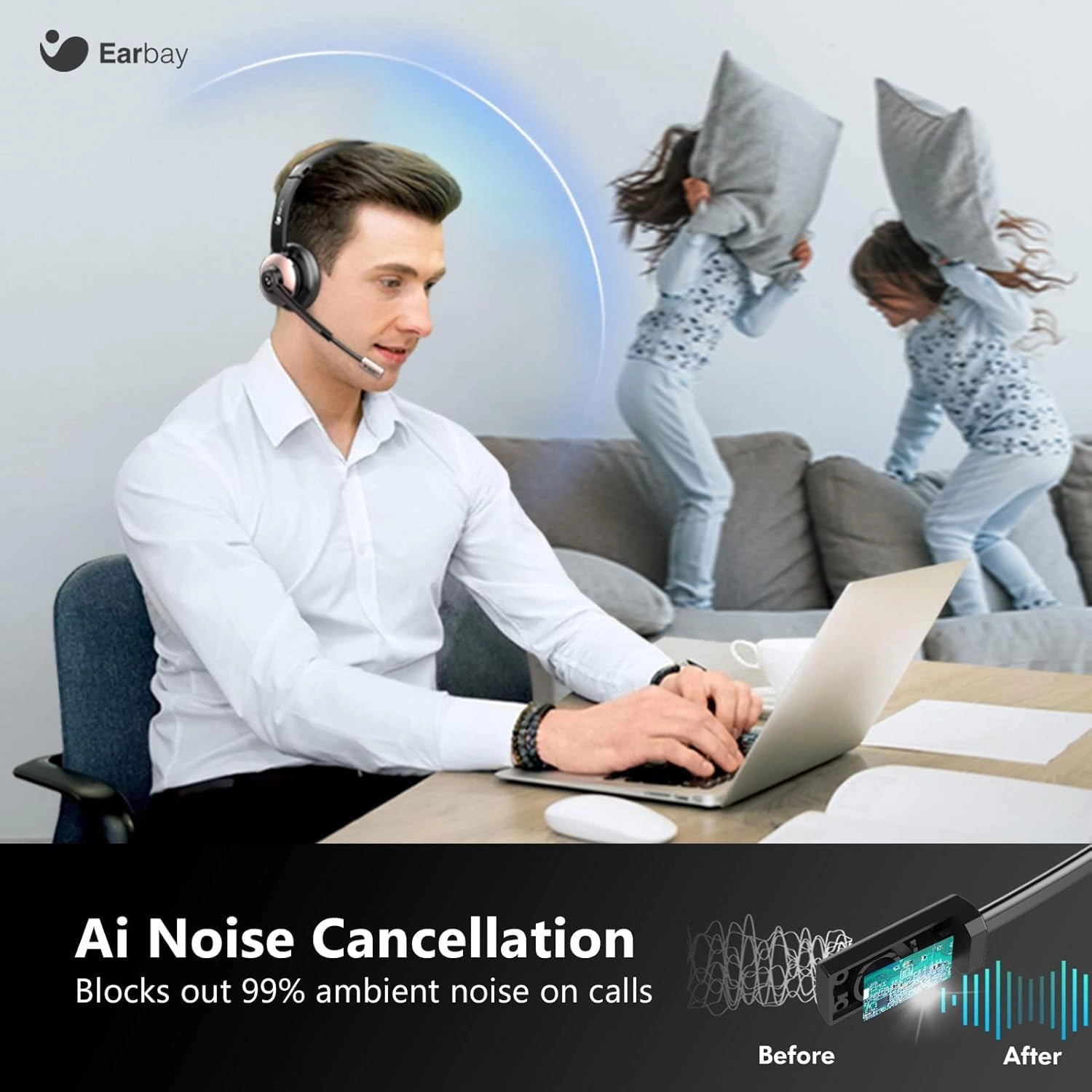 DE-AJ-BT881CD-HJ Wireless Headset