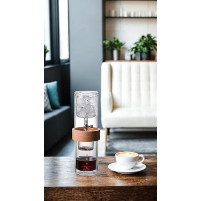 Adjustable Drip Cold Brew - Stainless Steel Filter Precision Extraction