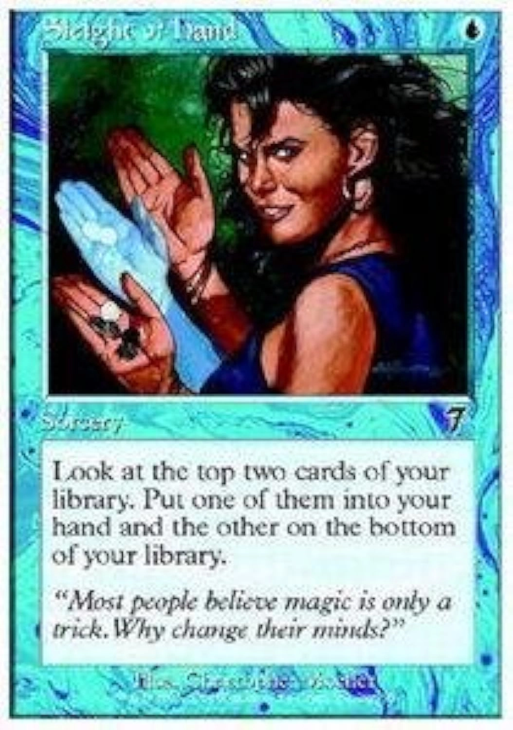Magic: the Gathering Sleight of Hand - Blue Sorcery