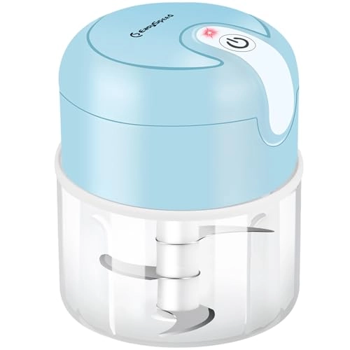 Mini Electric Food Chopper - 250 ml USB Rechargeable