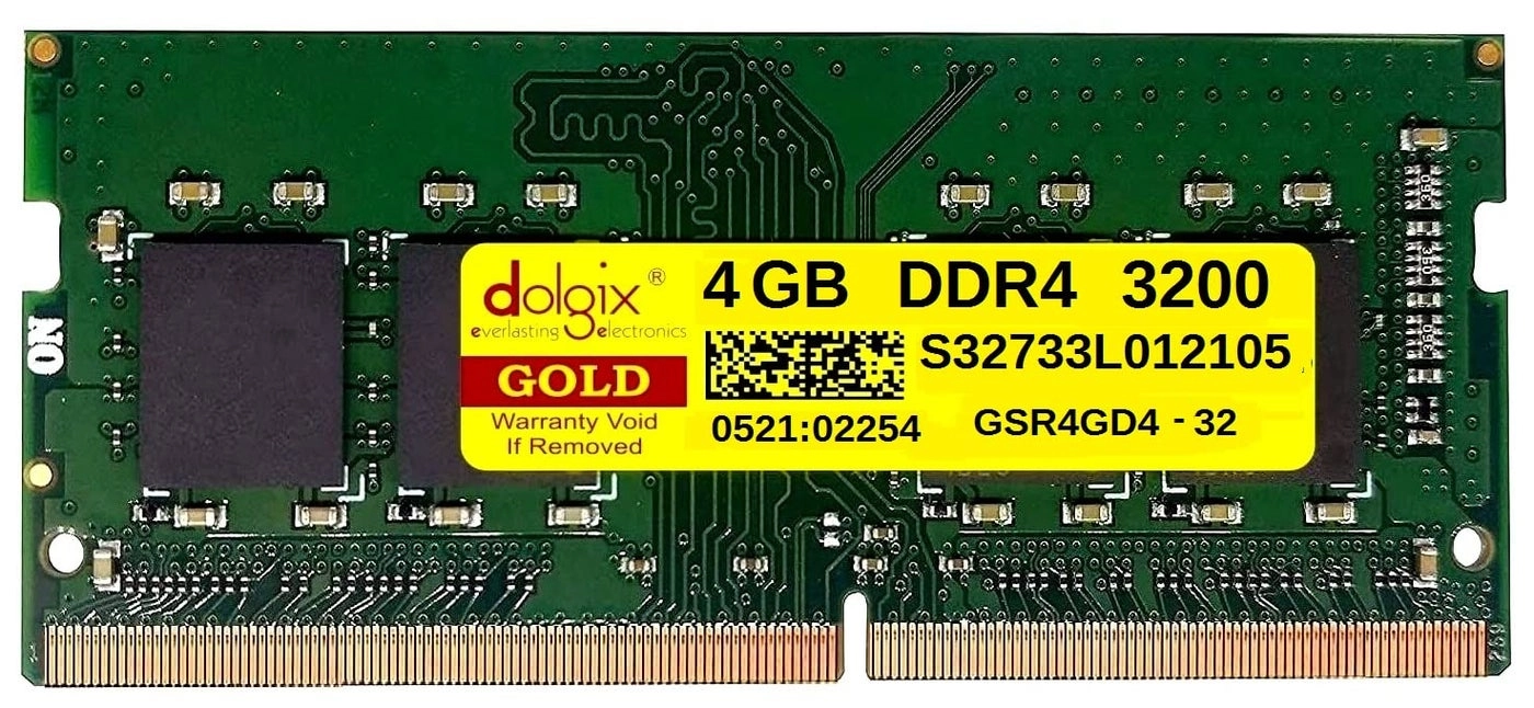 Dolgix Gold - 4GB 3200MHz SO-DIMM DDR4