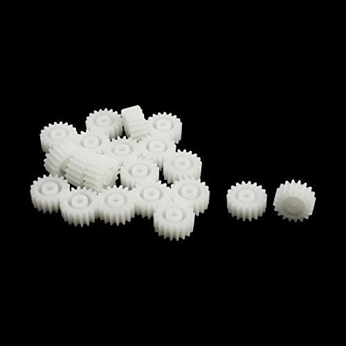 Motor Spindle Gear - 10mm x 2mm 18 Teeth 20 Pcs