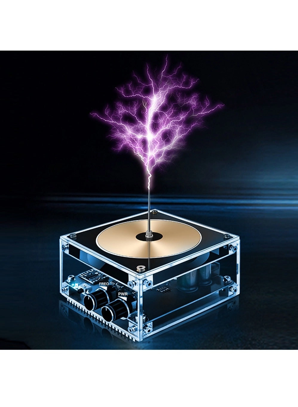 Palm Lightning Tesla Coil