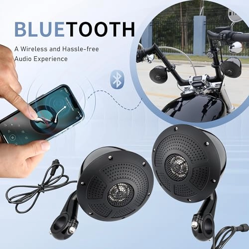 Motorcycle Bluetooth Amplifier & Speakers - 2