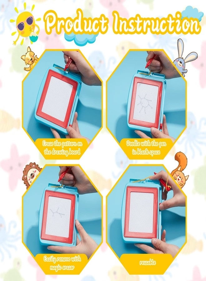 Mini Magnetic Drawing Board - 24 pcs