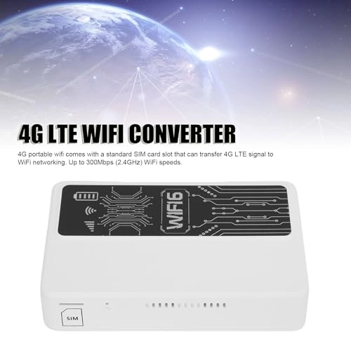 4G LTE WiFi Converter - 300Mbps WiFi 6