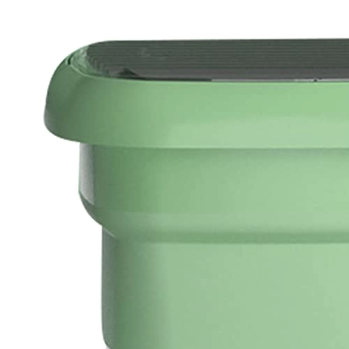 Portable Washing Machine Dryer Comb Folding Integrated Blue Ray Mini Underware Washer with Drain Pipe Basket for Apartment Camping (Green)