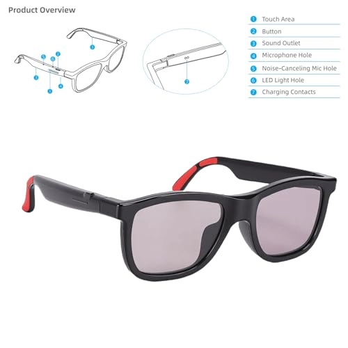 Smart Translation Glasses - AI Bluetooth Open Ear