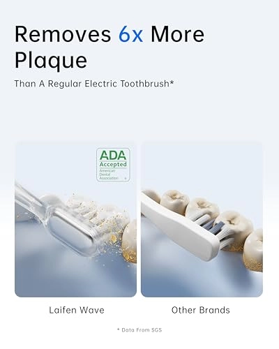 Wave - 3 Brush Heads IPX7 Waterproof Magnetic Rechargeable