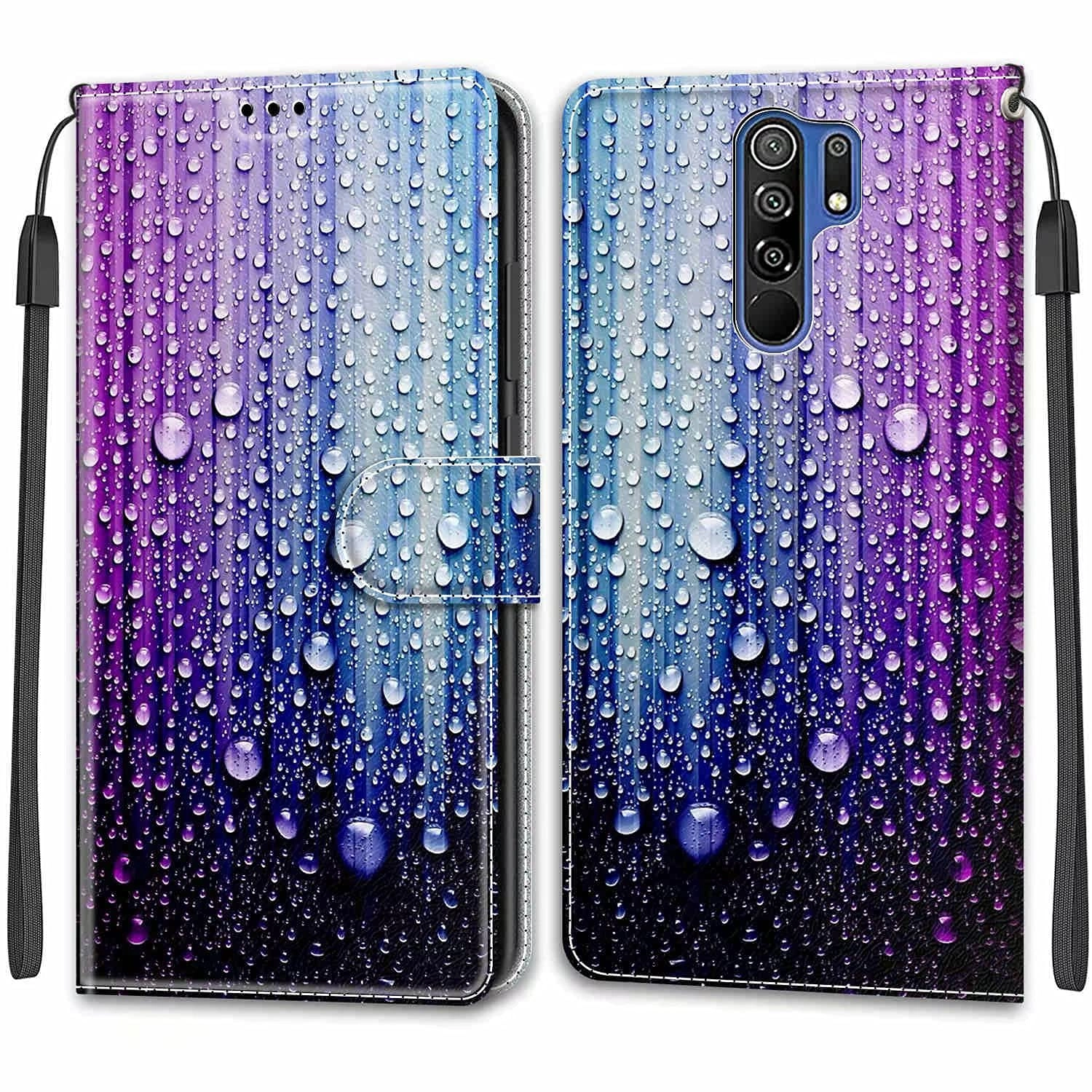 Wallet Case for Xiaomi Redmi 9 - PU Leather + Tpu