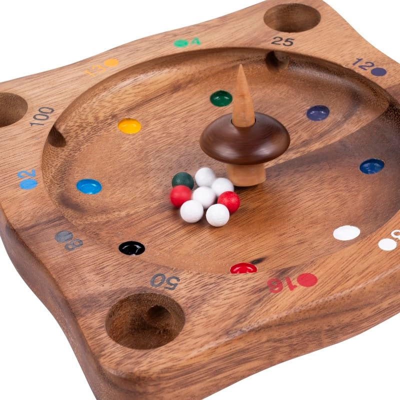 350490 - Wooden Zipline Wheel Game of Chance