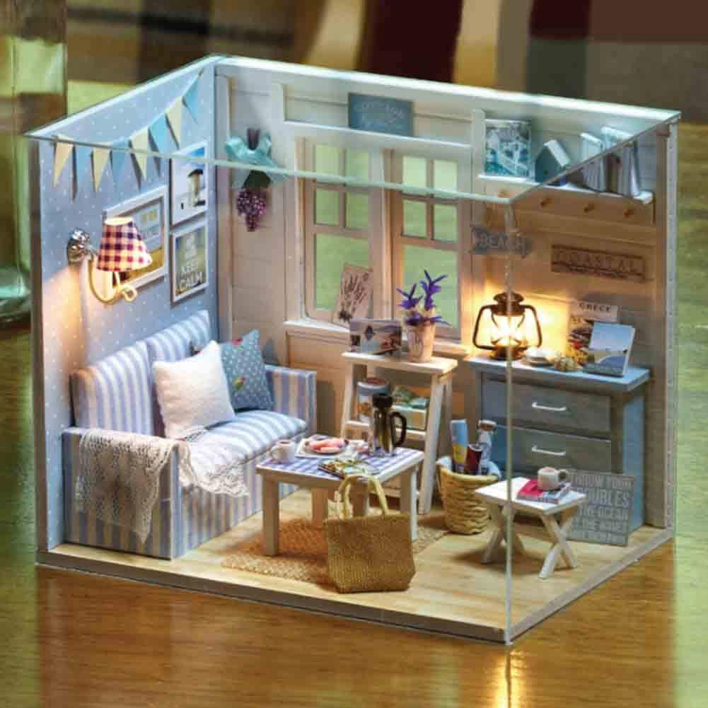Jelquix Diy Doll House - LED light 15*10.5*12.5cm