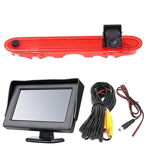 Brake Light Reversing Camera + Rear View Mirror Monitor - Night vision 628 x 586 pixels