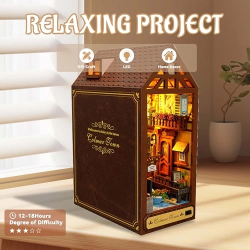 Book Nook Miniature Kit - Leisure Years