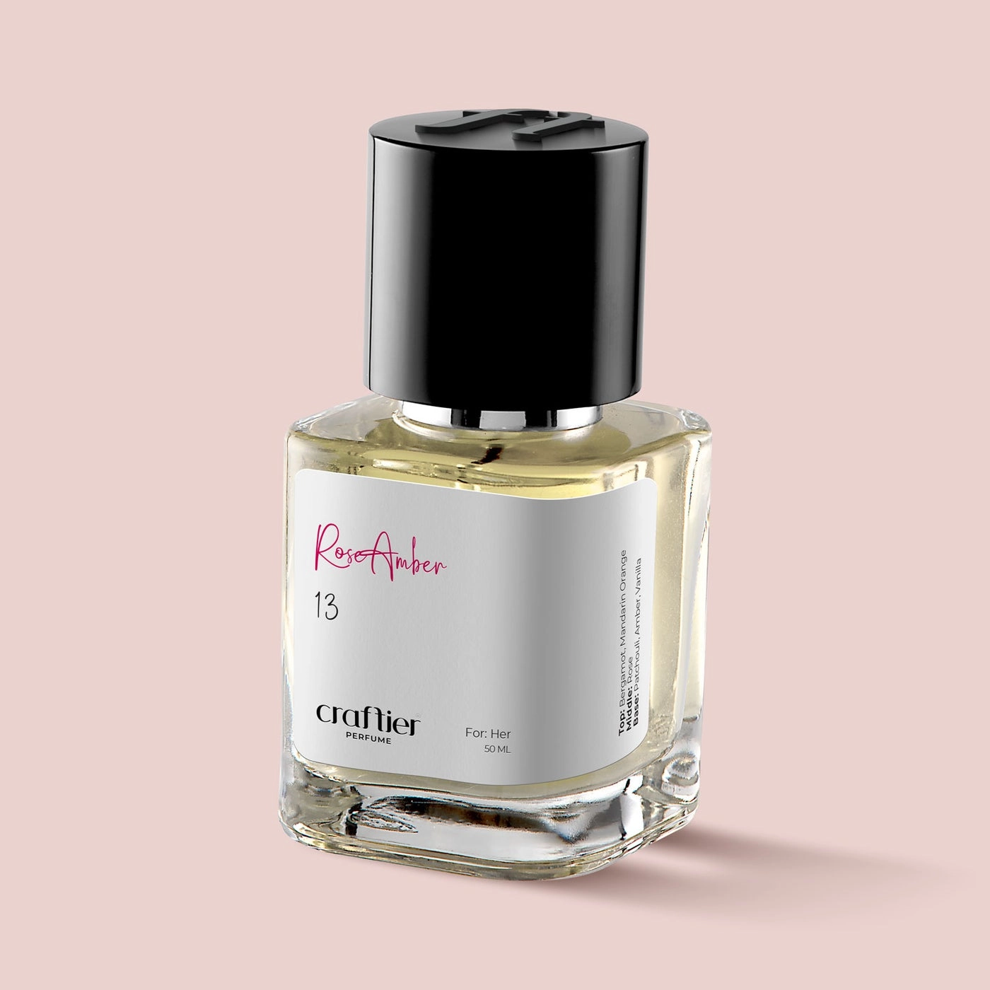Craftier Perfume AMBERY ROSE Eau de Parfum 50ml
