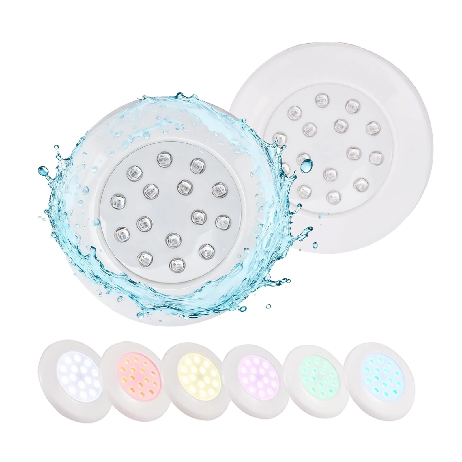 MENDUNER Underwater Pond Lights - 7 W IP68 RGB