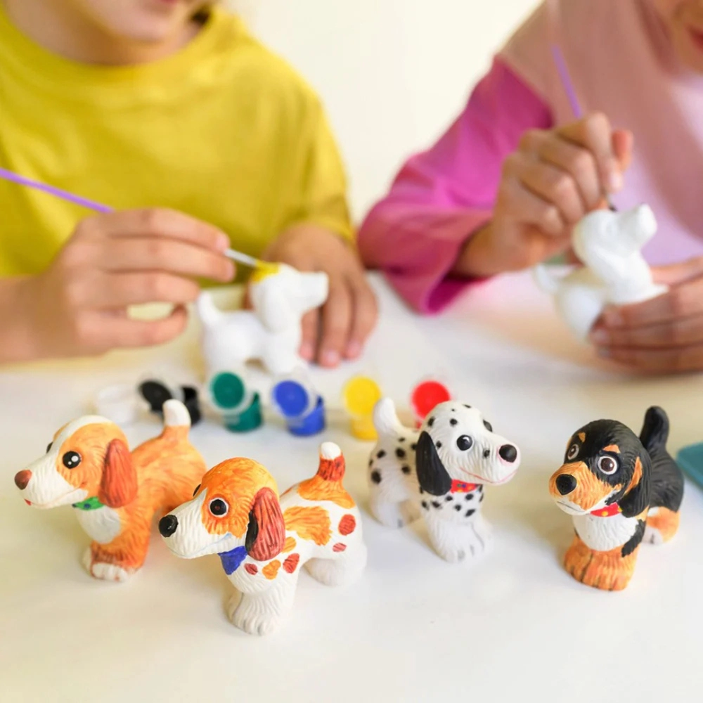 Mould & Paint Puppy Dogs Kit - Suitable for 5 years All Materials Included