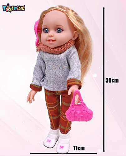 Niara Baby Doll - 12 Inches Vinyl Grey Sweater