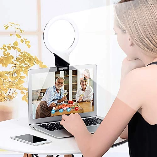 LED ring light - 3300-6000K Silver dimmable