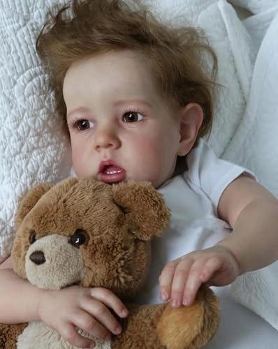 Liam Reborn Baby Doll - 20 inch Vinyl Boy Blonde Hair Ages 3+