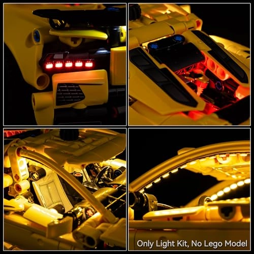 Lego Technic Chevrolet Corvette Stingray (42205-cv) - Led Lighting Kit