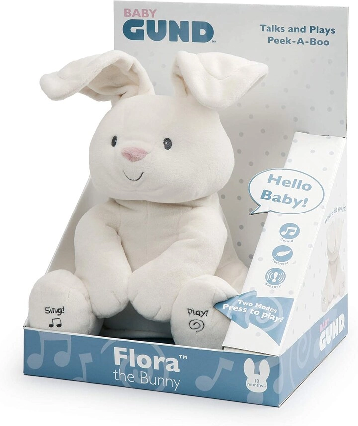 Innovative Toys Gund Flora Bunny - 10 months+