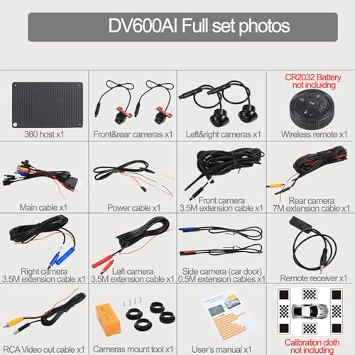 360 Panoramic Car Camera - Night Vision