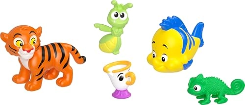 Disney Princess & Friend Multipack - 5 Jointed Mini Dolls 5 Matching Friends Ages 3+