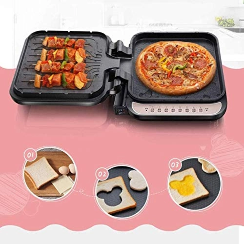 Foldaway 180 Degrees Electric Griddle - Double Baking Pan Non-stick
